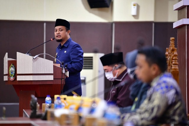 Terkait LKPj Tahun Anggaran 2020, Plt Gubernur Sulsel Minta OPD Perhatikan Rekomendasi dan Saran DPRD